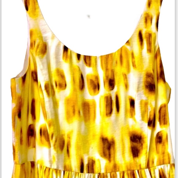 LAST CHANCE! Antonio Melani Yellow Print Sundress - Picture 3 of 10